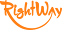 Rightway Accounting logo in orange